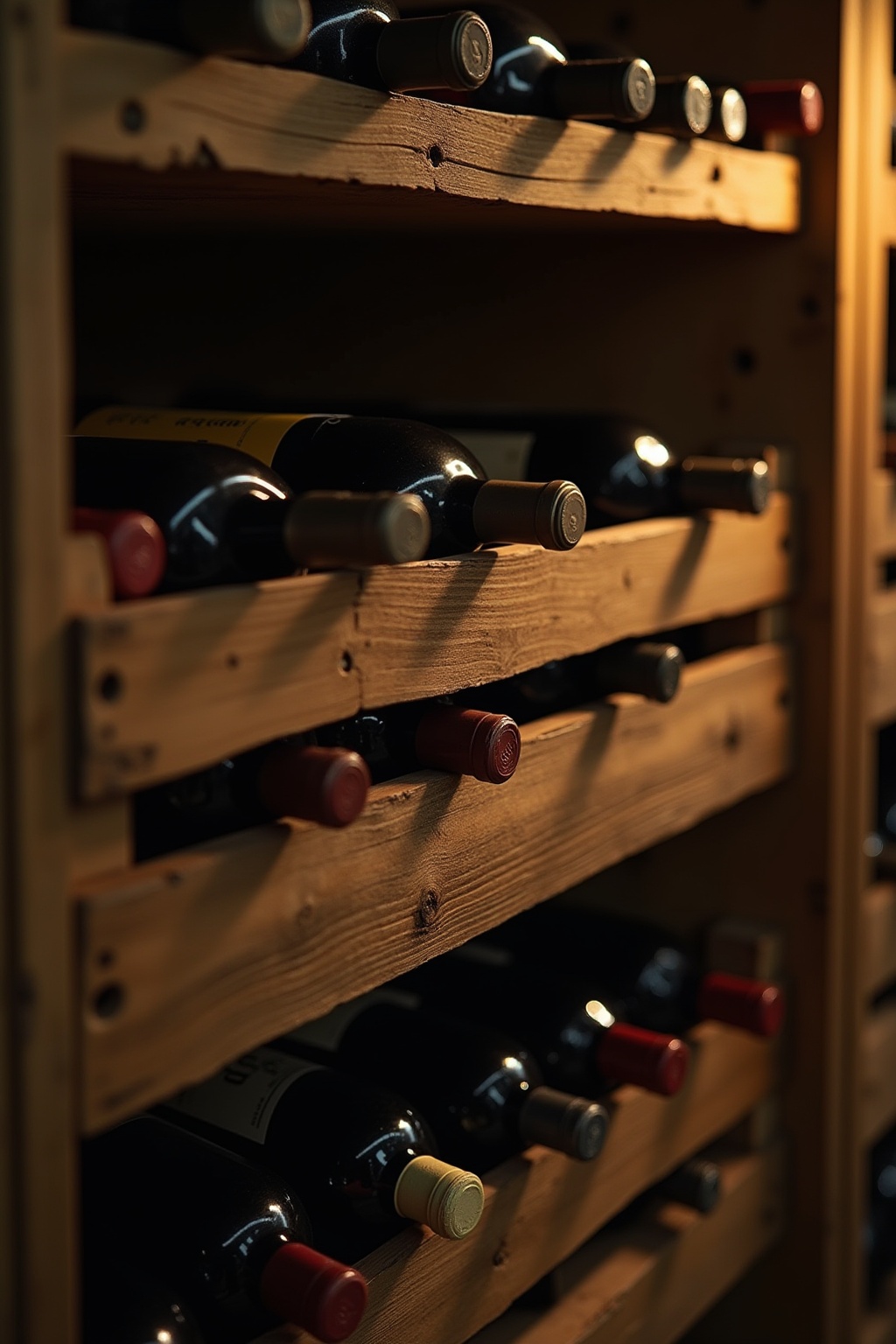 Rustikale Holzkisten für Weinflaschen Ideen