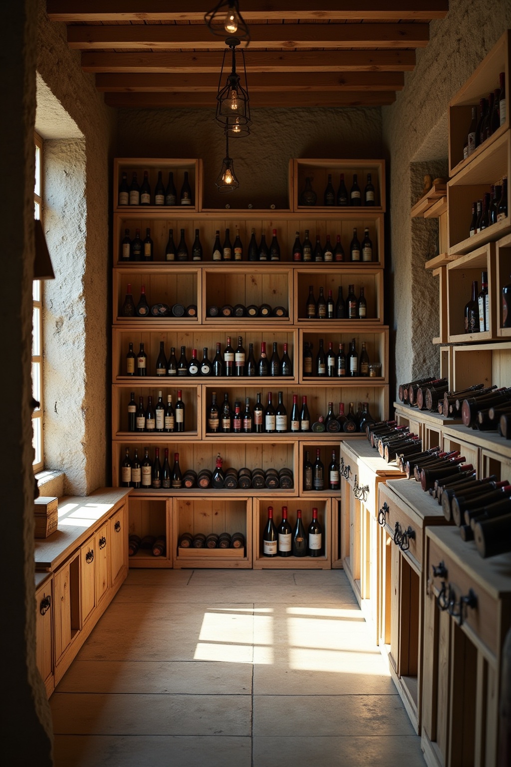 Rustikale Holzkisten für Weinflaschen Ideen