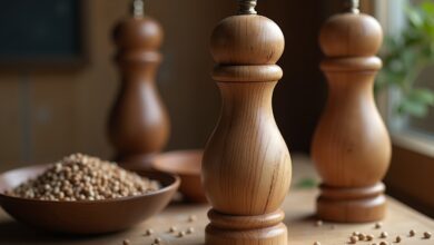 Salz- und Pfeffermühlen aus Akazienholz-Titel