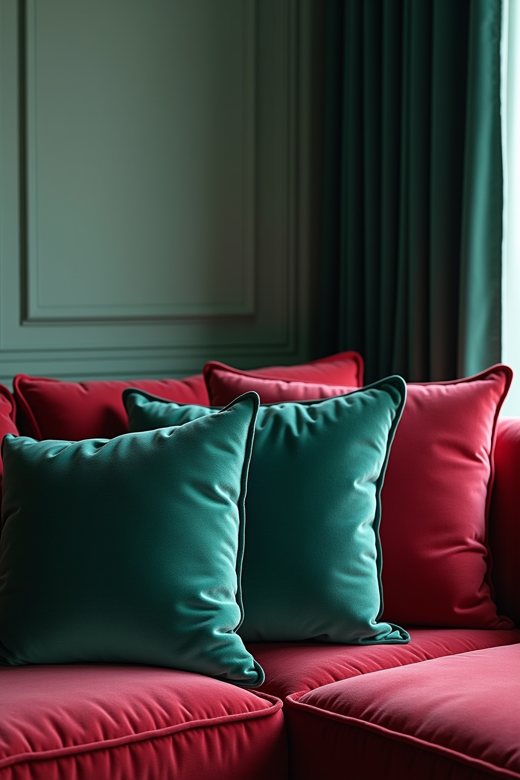 8 Samtkissen in Juwelentönen für dein Zuhause