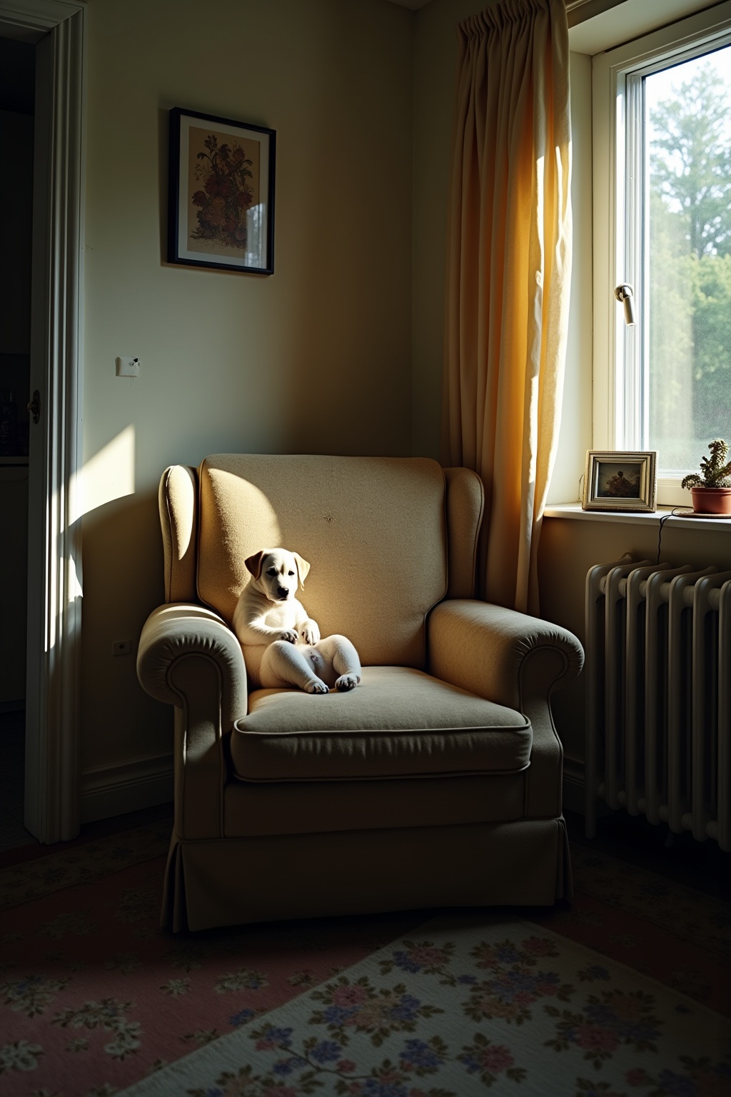 Schlafzimmerecke mit Ohrensessel Ideen