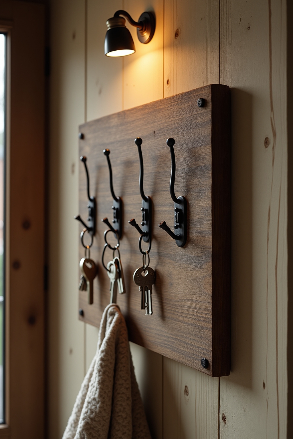 8 Schlüsselanhänger-Hakenleiste Ideen