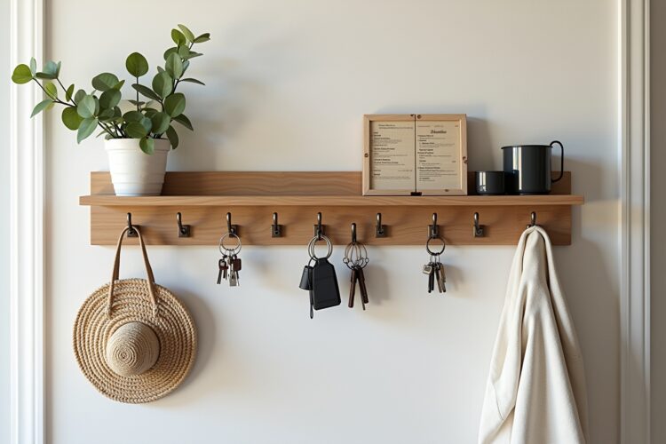 8 Schlüsselanhänger-Hakenleiste Ideen