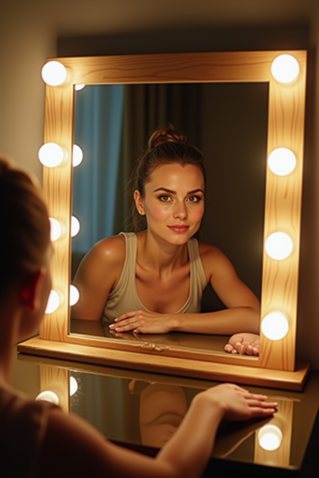 Schminktisch mit Hollywood-Spiegel Ideen