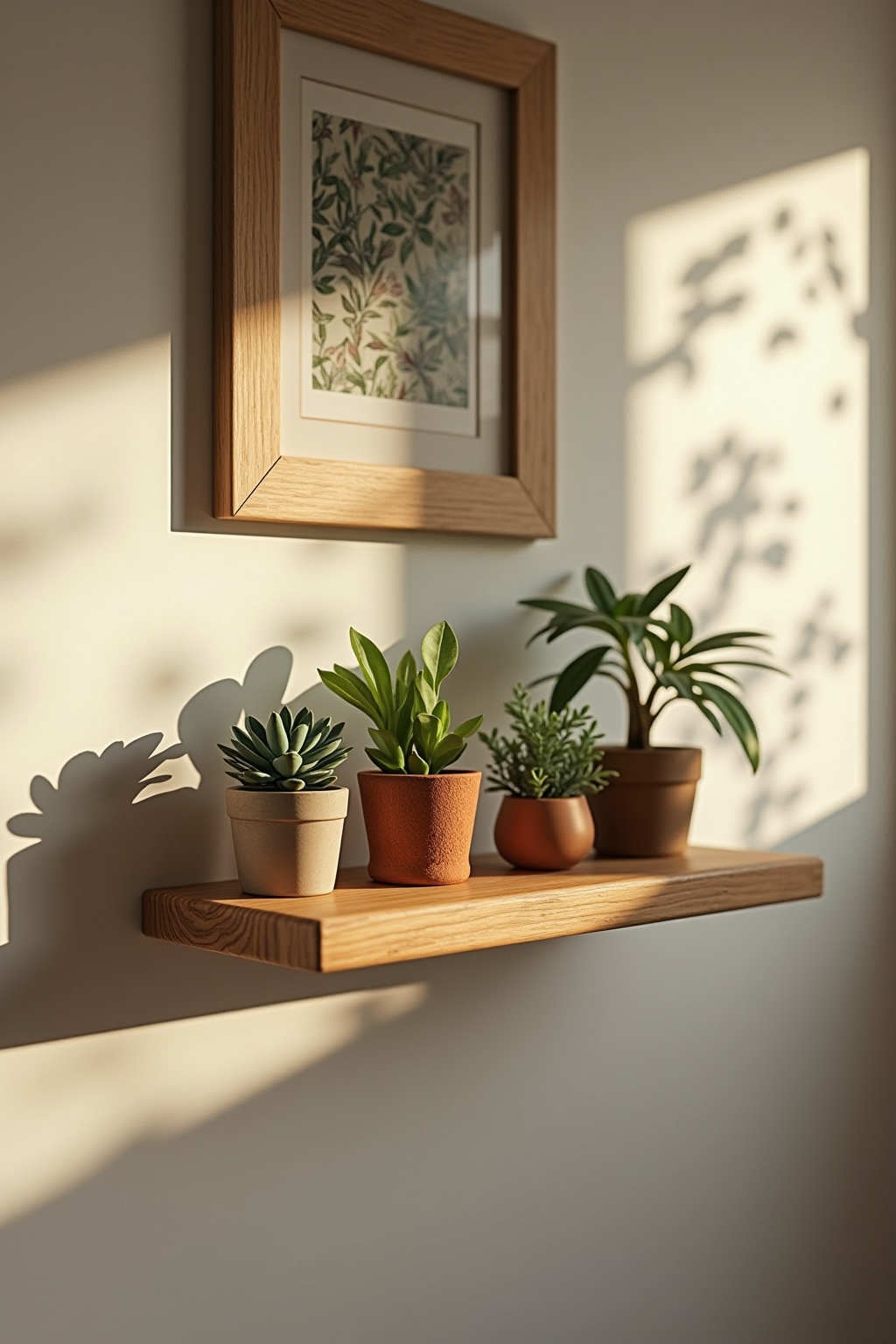 8 Schwebende Holzregale mit Sukkulenten Ideen