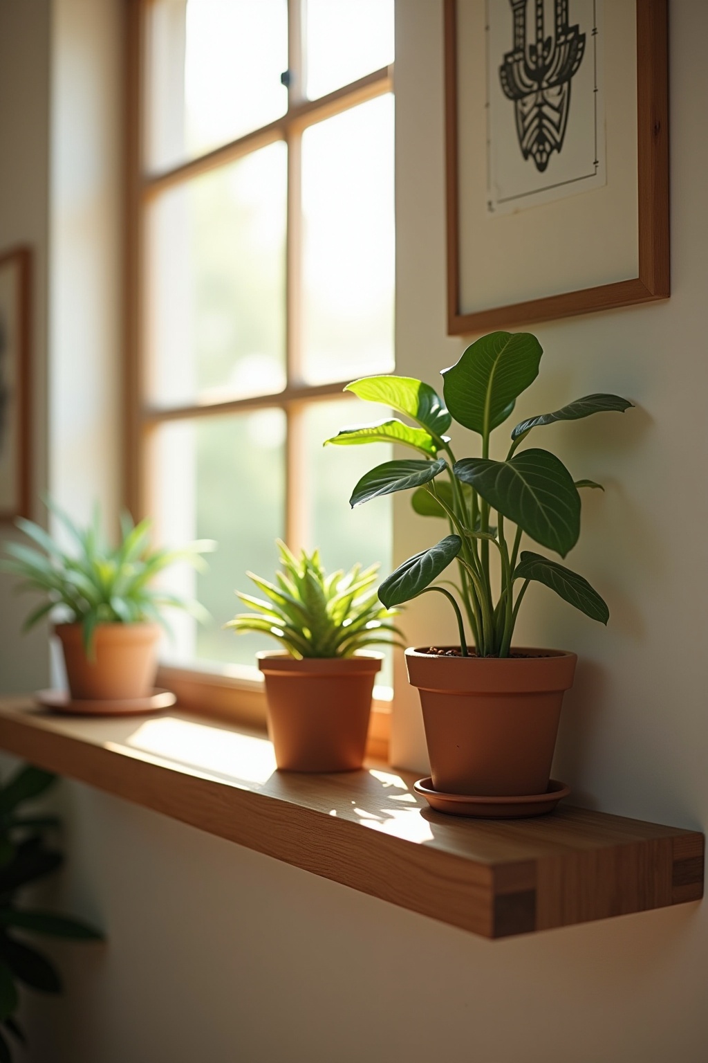 8 Schwebende Holzregale mit Sukkulenten Ideen