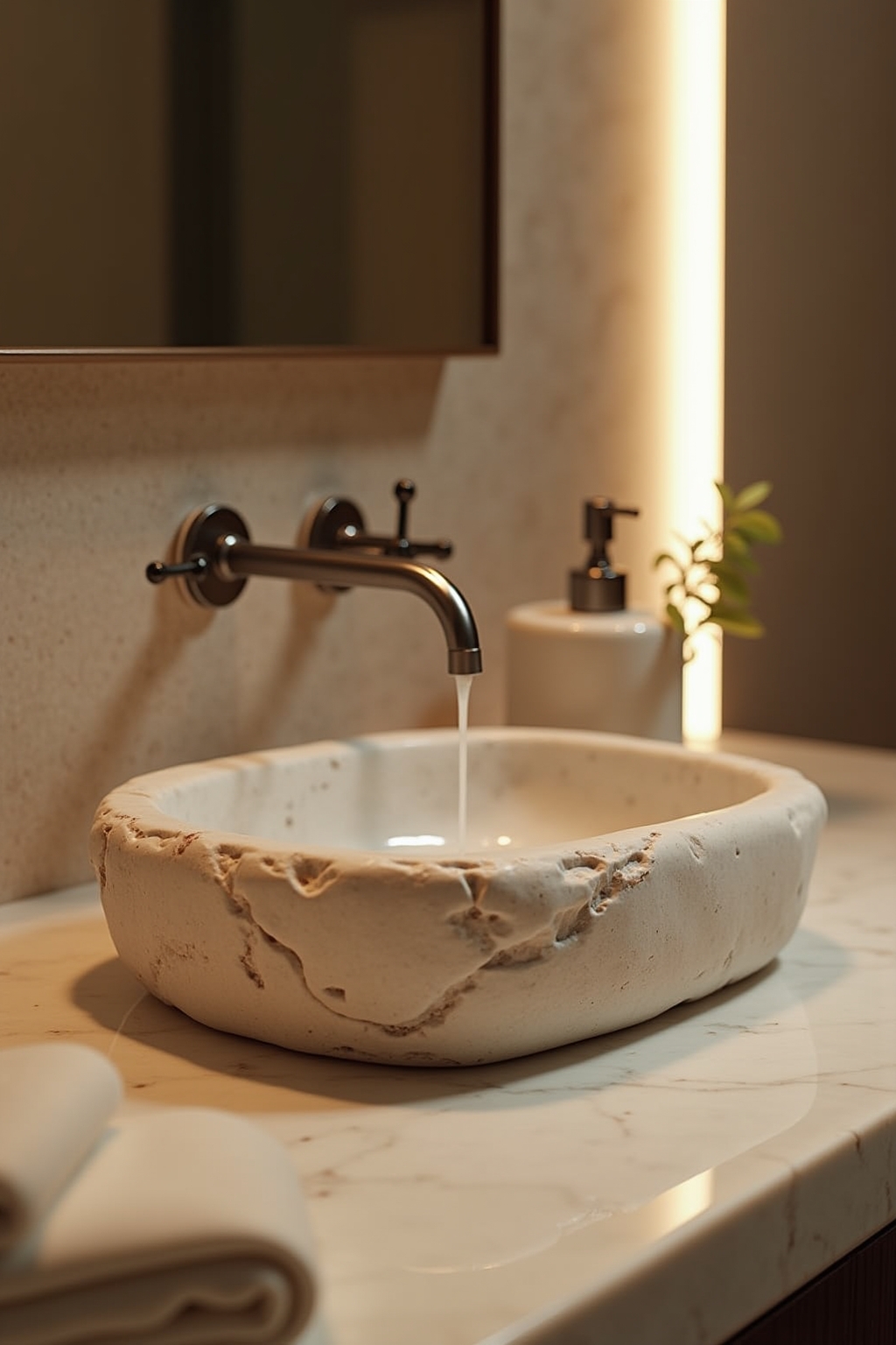 8 Seifenspender-Set aus Stein Ideen für dich