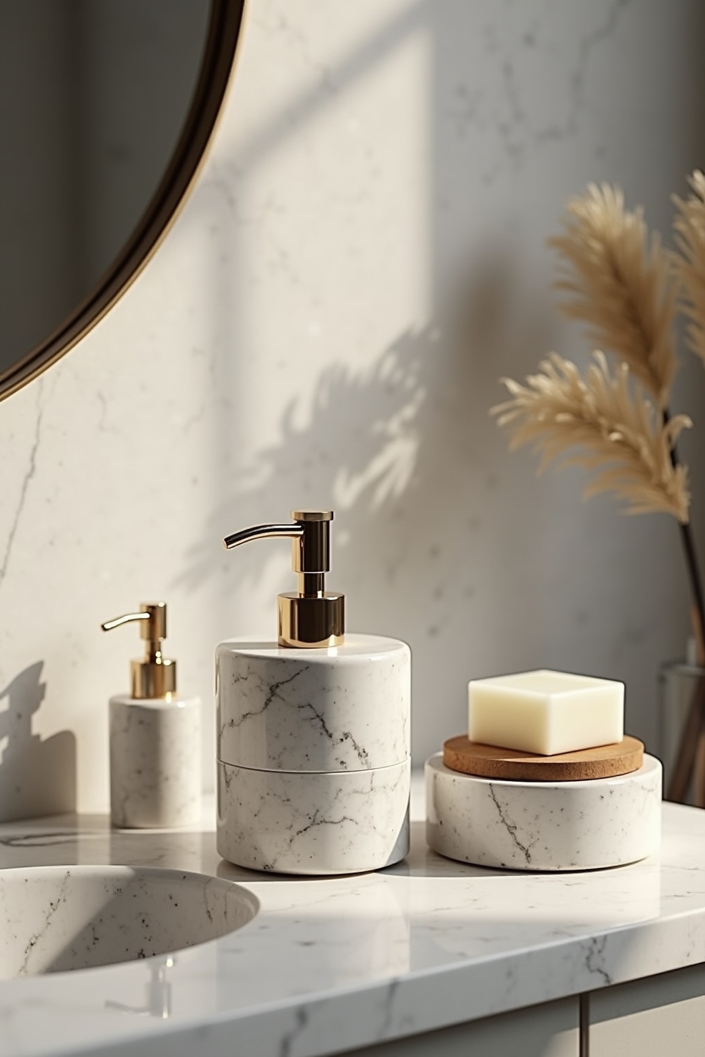 8 Seifenspender-Set aus Stein Ideen für dich