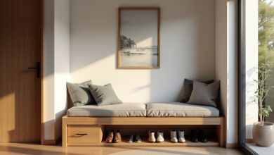 Sitzbank mit Stauraum für Schuhe-Titel