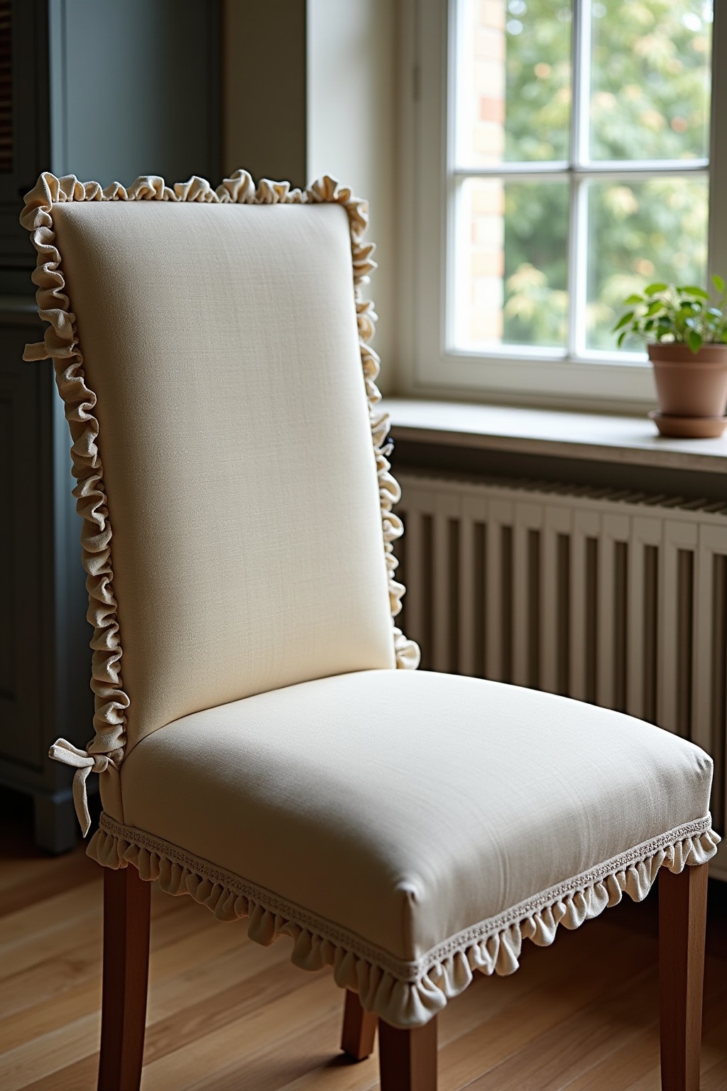 Sitzkissen mit Bändern für Essstühle