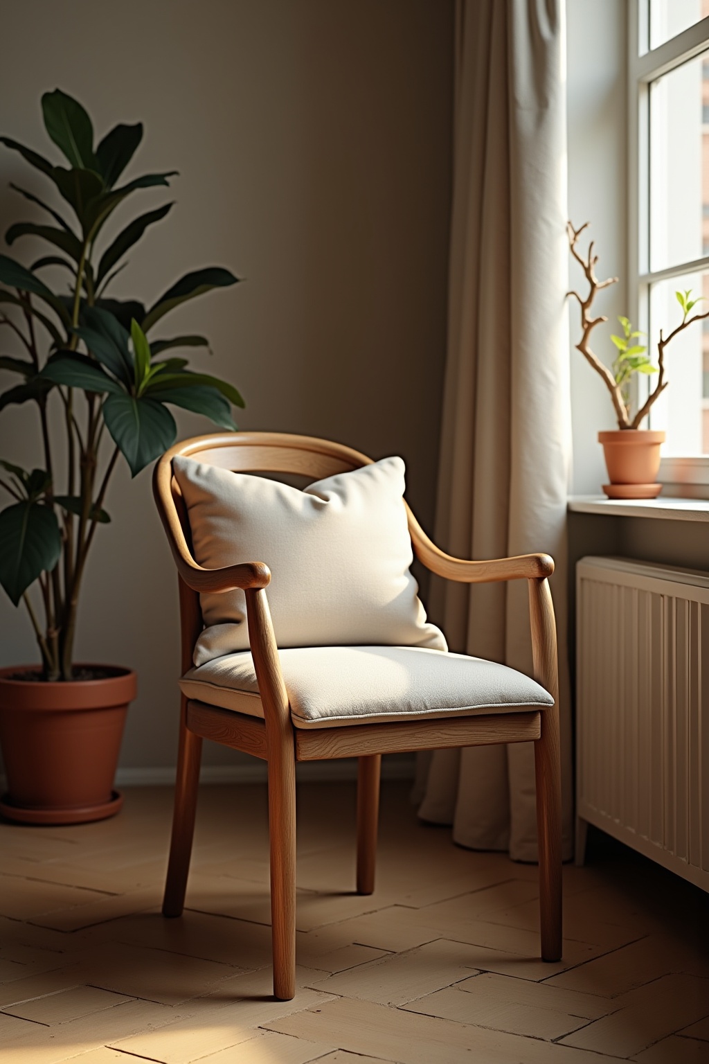 Sitzkissen mit Bändern für Essstühle