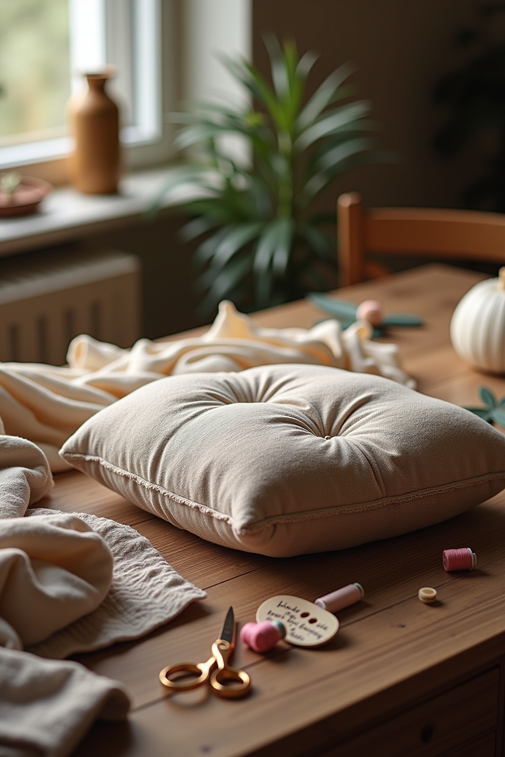 Sitzkissen mit Bändern für Essstühle