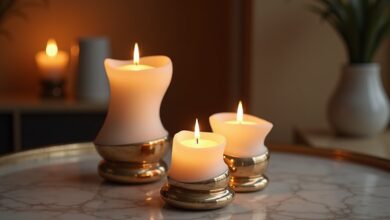 Skulpturale Kerzenständer-Titel