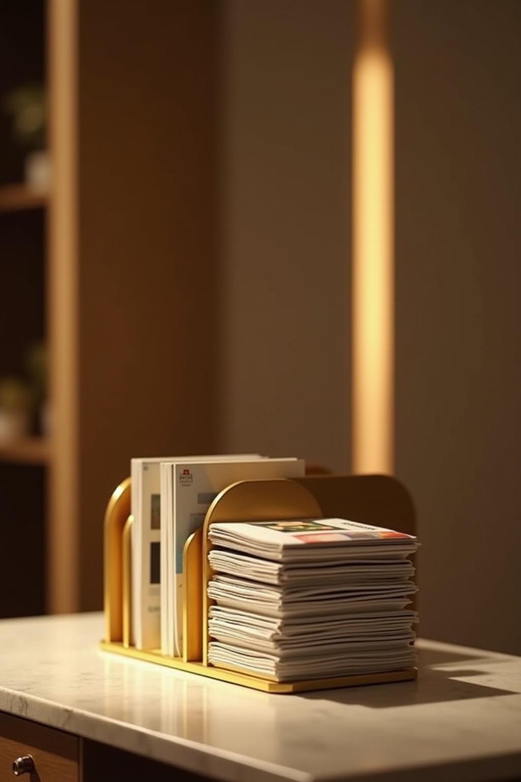 8 Stapelbare Zeitschriftenhalter aus Gold Ideen