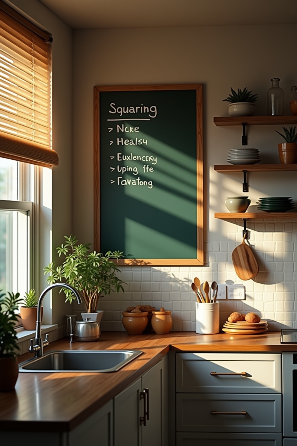 Tafelwand für Einkaufslisten Ideen