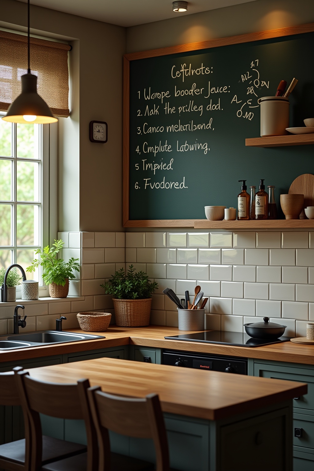 Tafelwand für Einkaufslisten Ideen