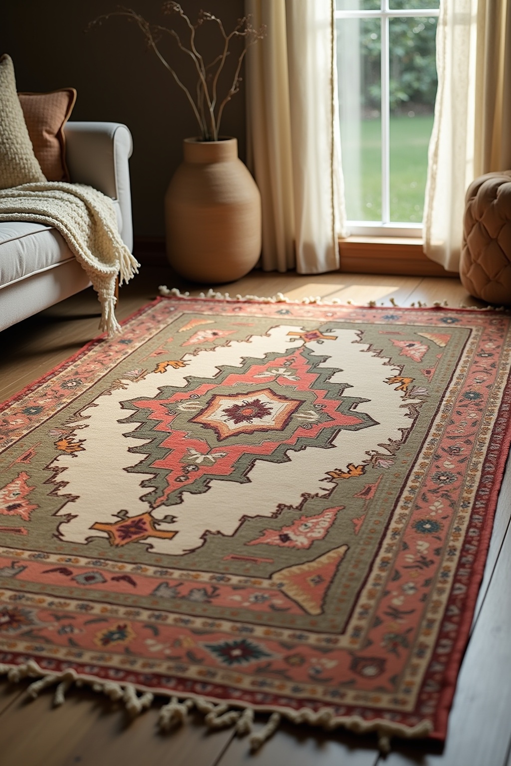 8 Teppich-Layering Ideen mit Jute & Orient