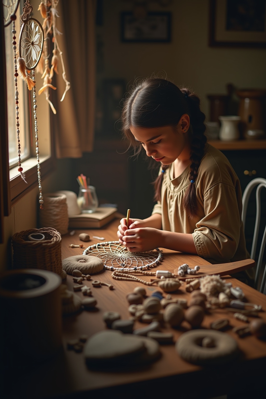 Traumfänger über dem Bett Ideen