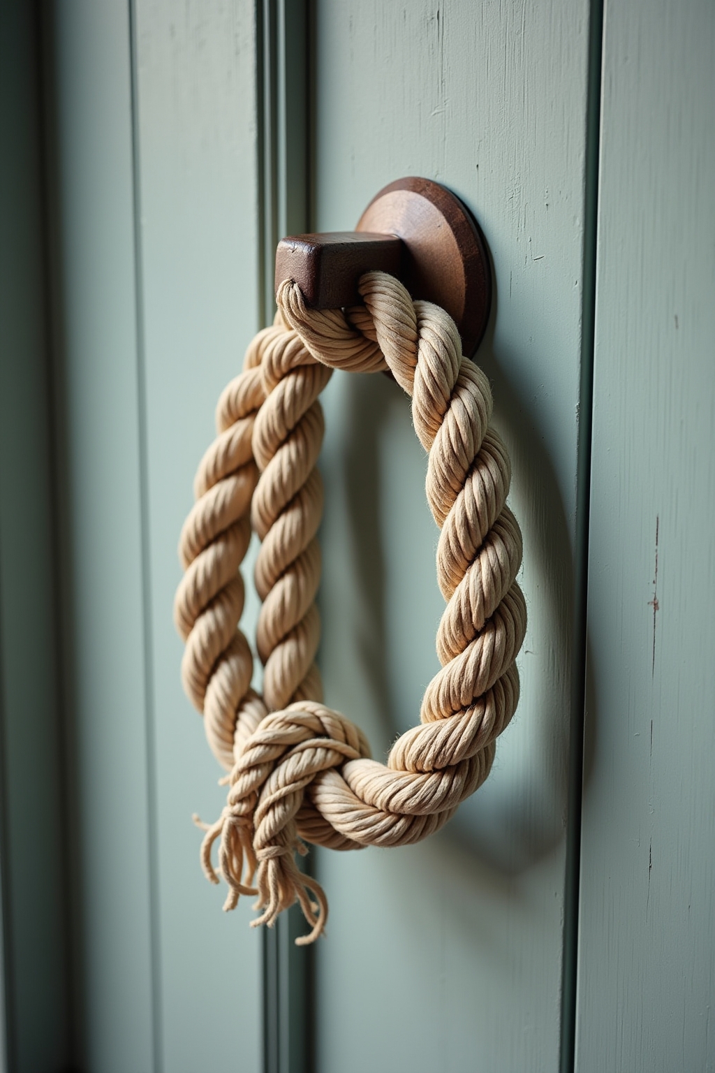 8 Türstopper aus schwerem Tau selber machen