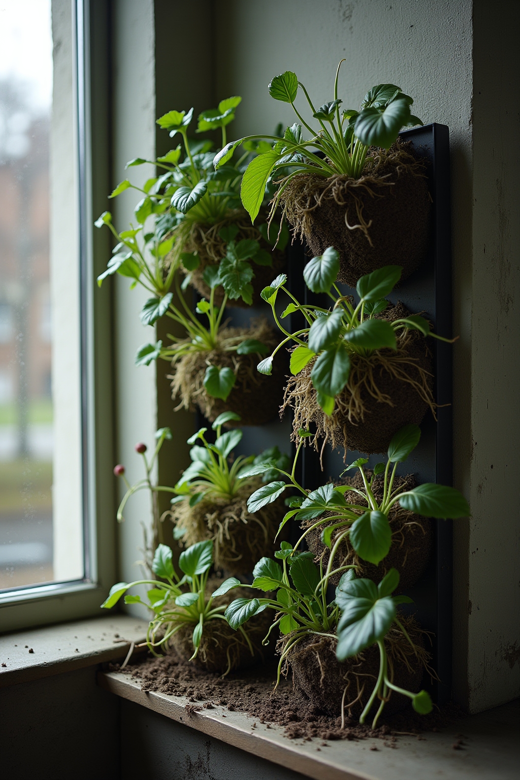 8 Vertikaler Garten aus Pflanztaschen Ideen