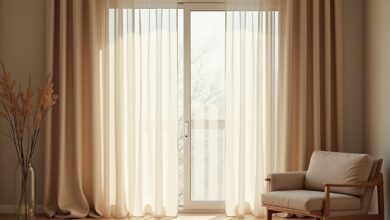 Vorhänge aus Leinen in Naturtönen-Titel