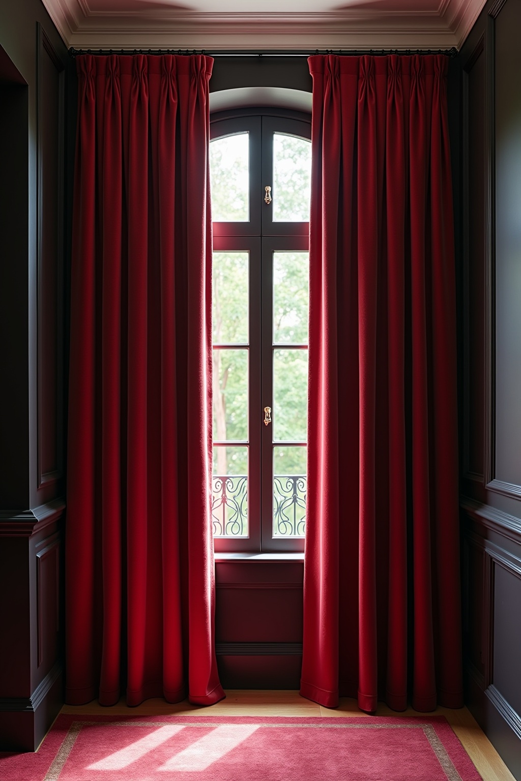 Vorhänge mit Verdunkelungseffekt in Samt