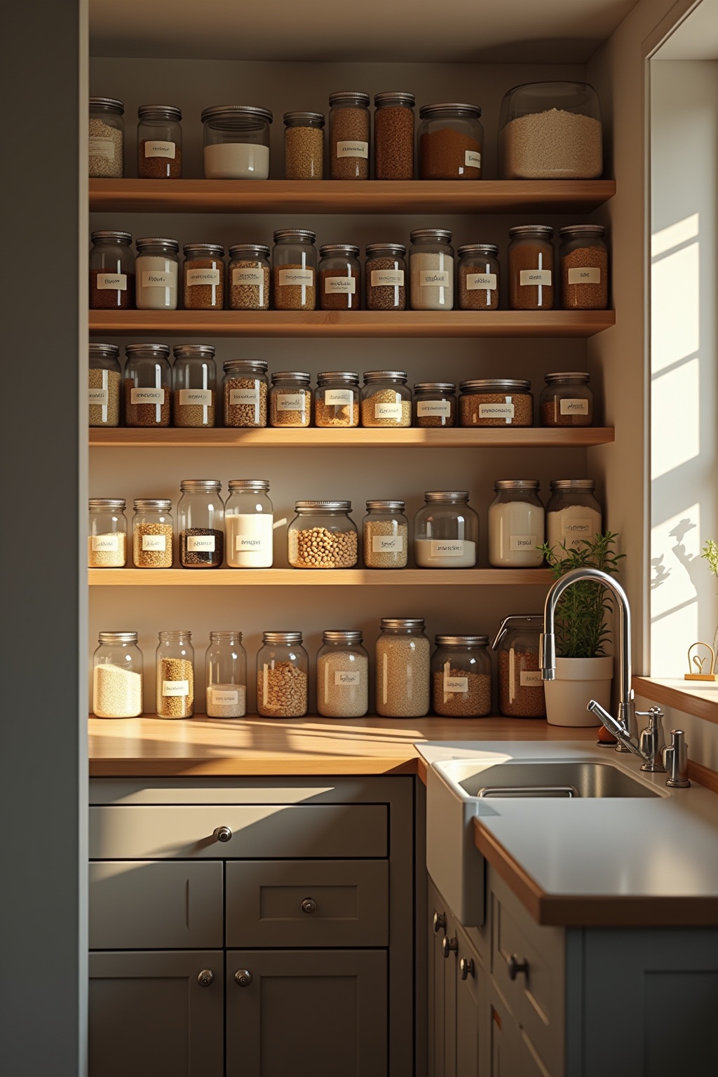 Vorratskammer-Organisation Ideen für Zuhause