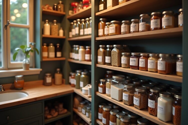 Vorratskammer-Organisation Ideen für Zuhause