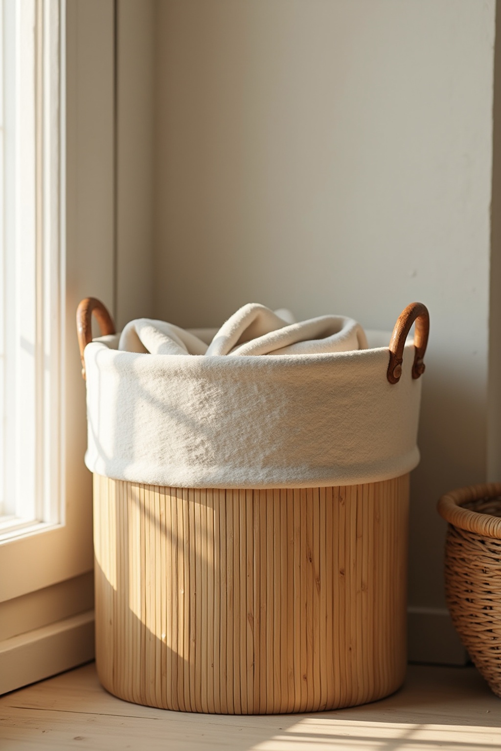 8 Wäschekorb aus Bambus Ideen für Zuhause