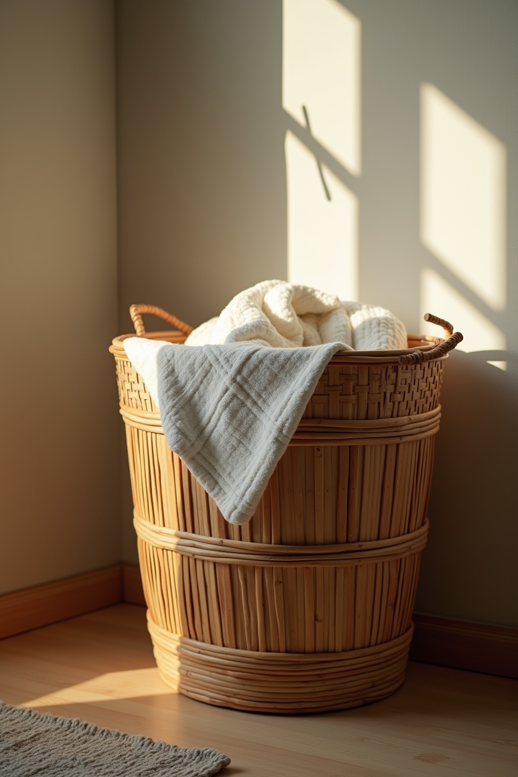 8 Wäschekorb aus Bambus Ideen für Zuhause