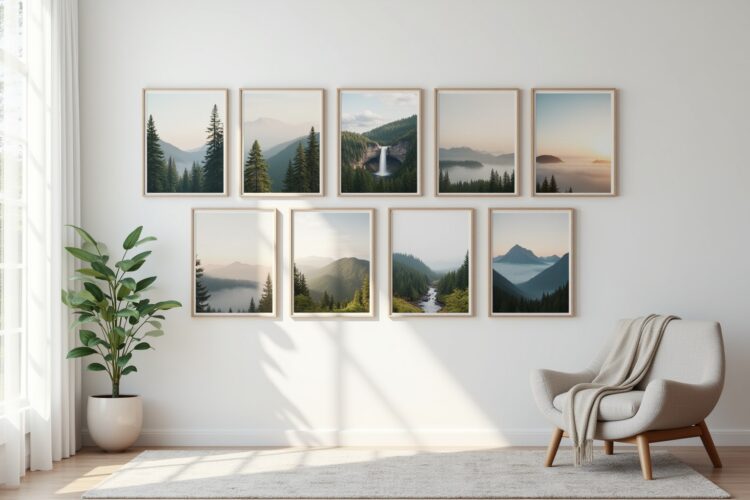 Wandbilder mit beruhigenden Naturmotiven