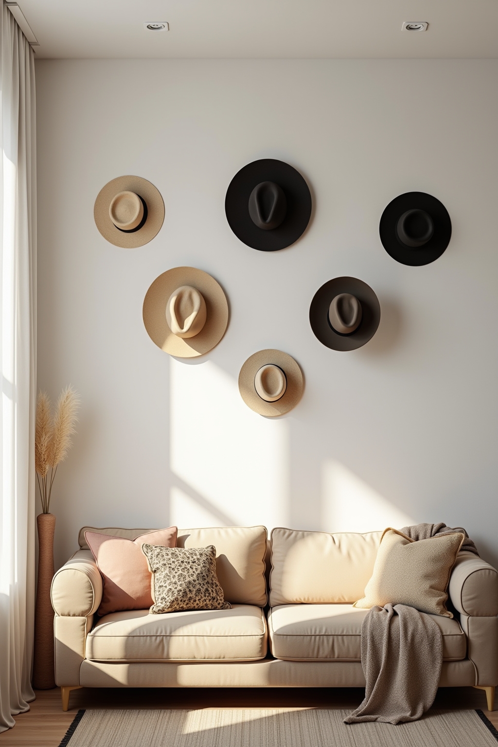 8 Wanddeko mit Hüten Ideen für dein Zuhause