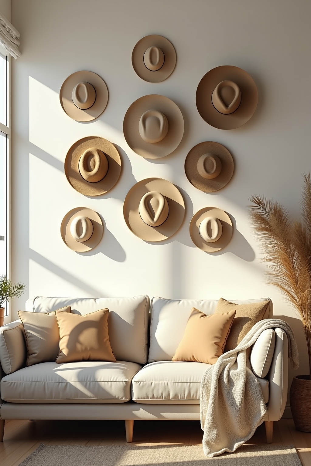 8 Wanddeko mit Hüten Ideen für dein Zuhause