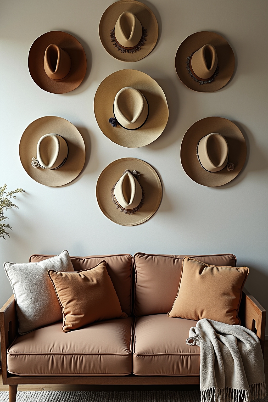 8 Wanddeko mit Hüten Ideen für dein Zuhause