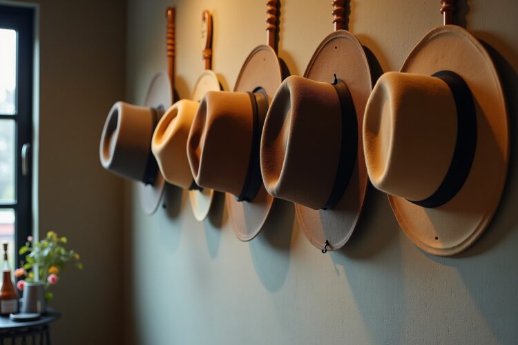 8 Wanddeko mit Hüten Ideen für dein Zuhause