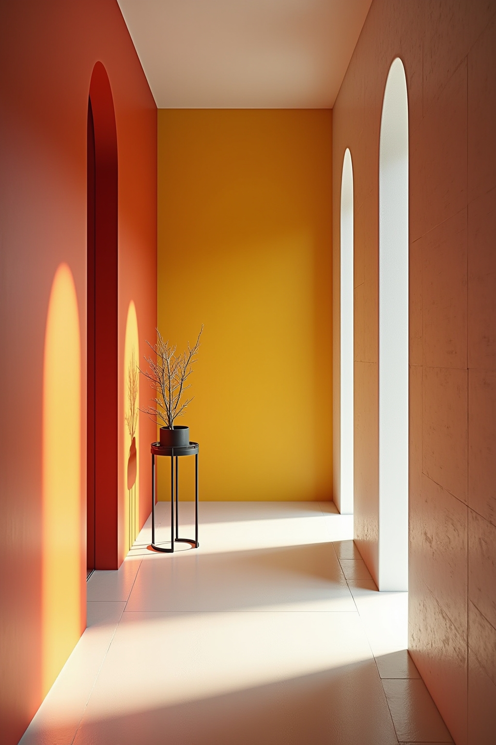 8 Wandfarben-Akzent im Flur-Ende Ideen