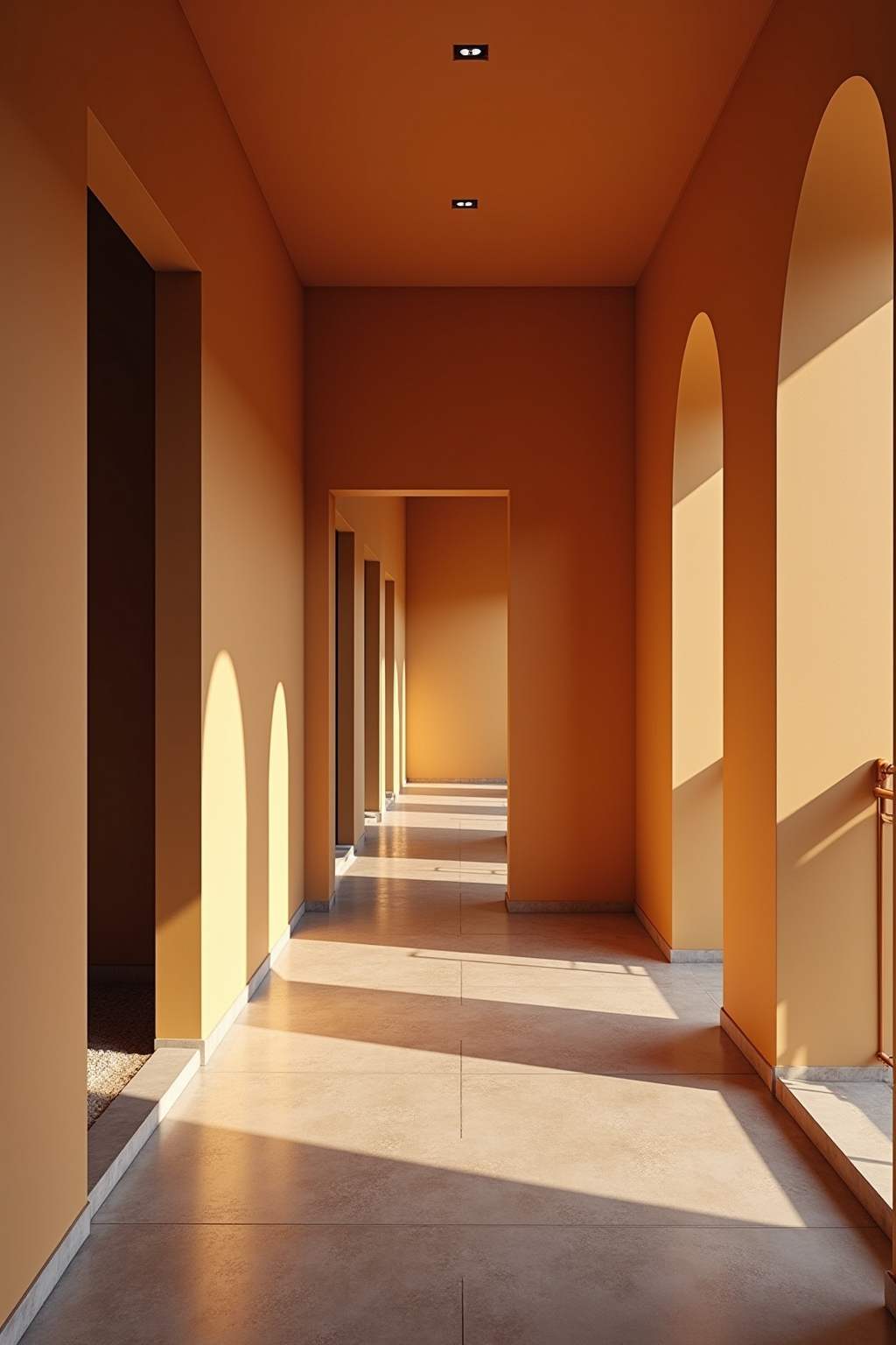 8 Wandfarben-Akzent im Flur-Ende Ideen