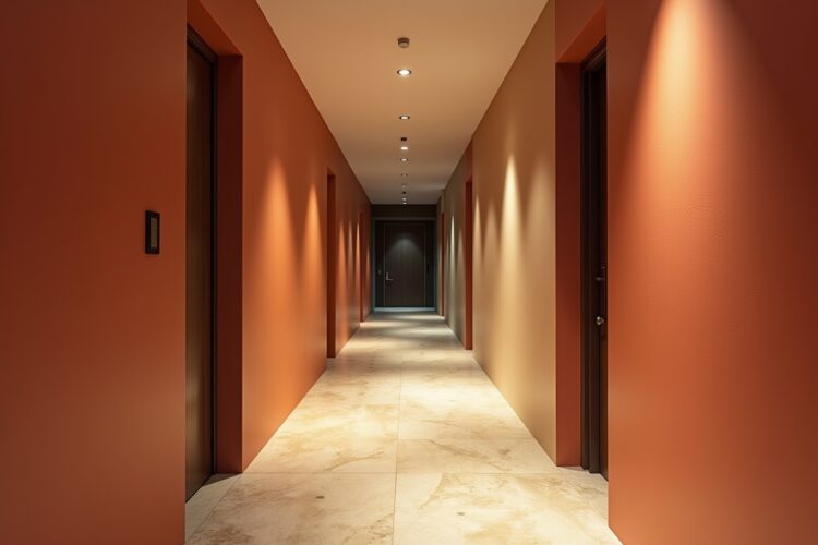 8 Wandfarben-Akzent im Flur-Ende Ideen