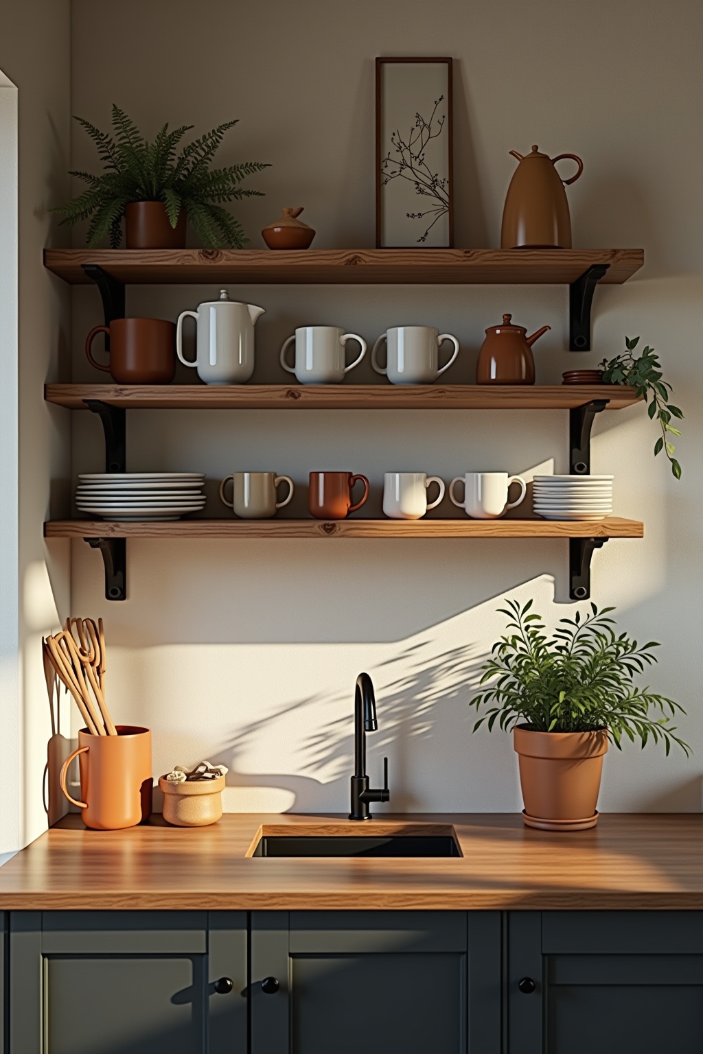 Wandregal für Tassensammlungen im Vergleich