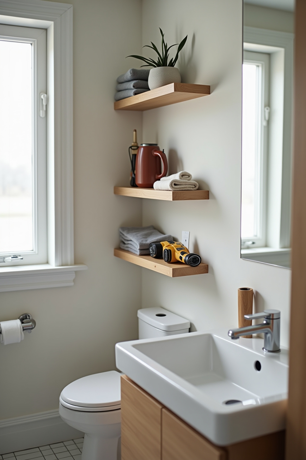 8 Wandregal über der Toilette Ideen