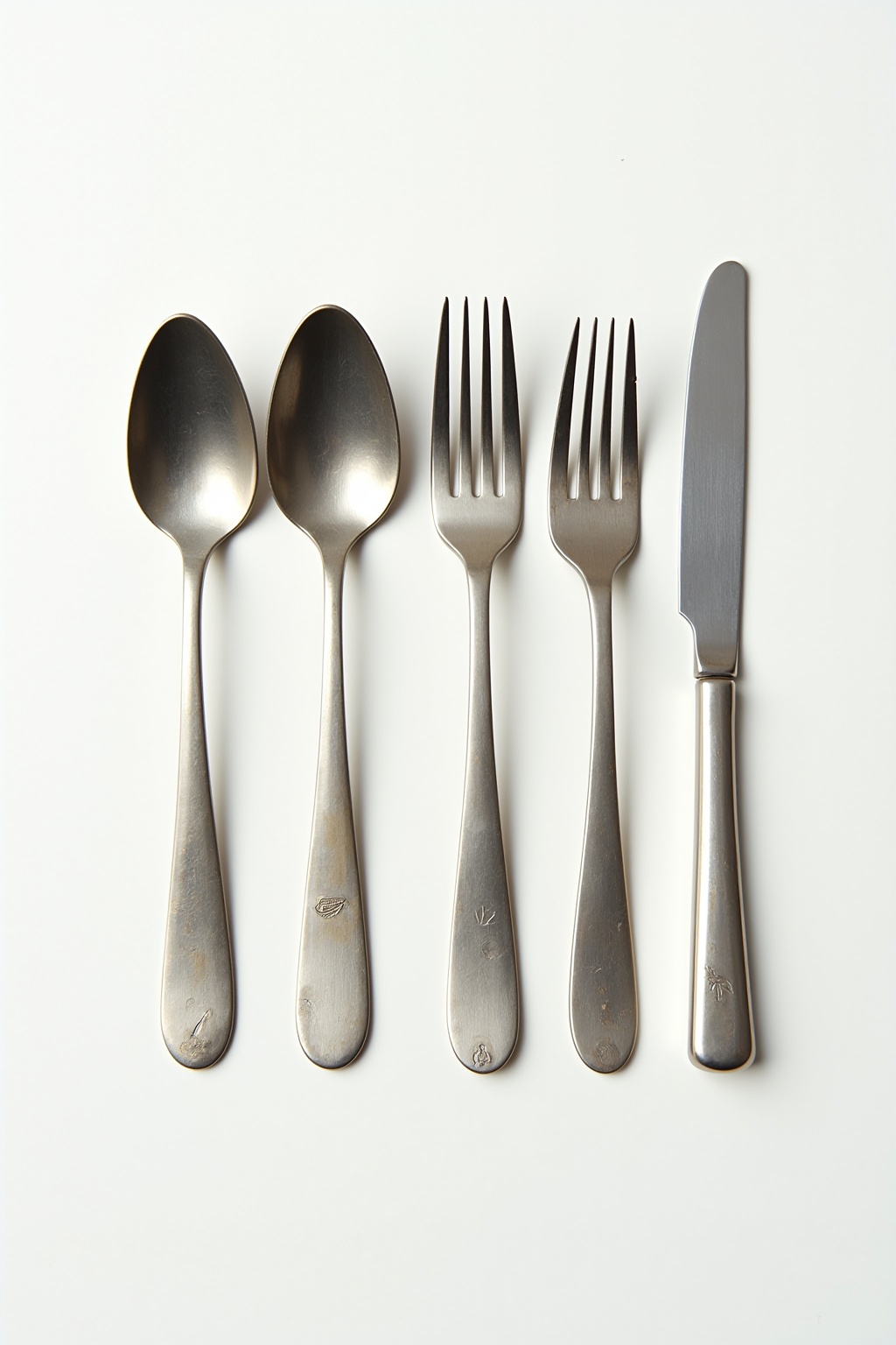 Wanduhr aus Besteck-Elementen selber machen