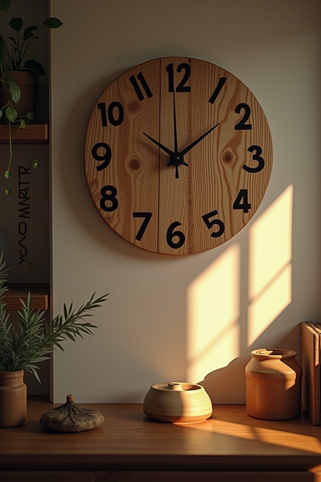 Wanduhr aus Besteck-Elementen selber machen