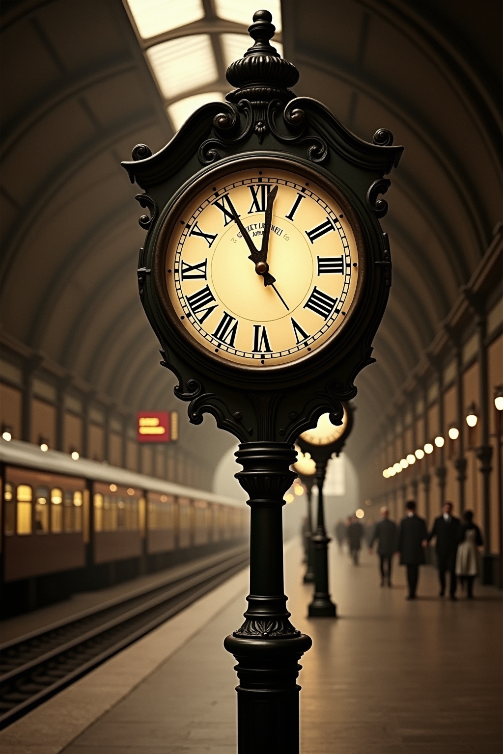 8 Wanduhr im Bahnhofs-Stil Ideen für Zuhause