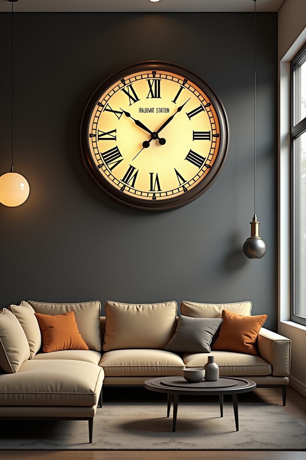 8 Wanduhr im Bahnhofs-Stil Ideen für Zuhause