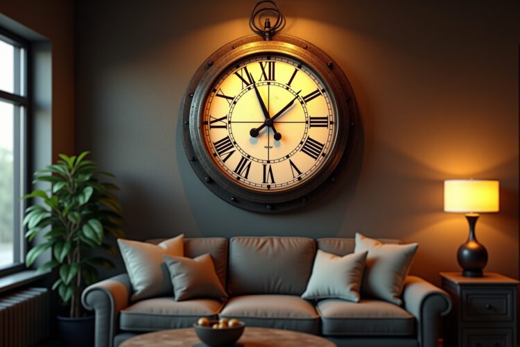 8 Wanduhr im Bahnhofs-Stil Ideen für Zuhause