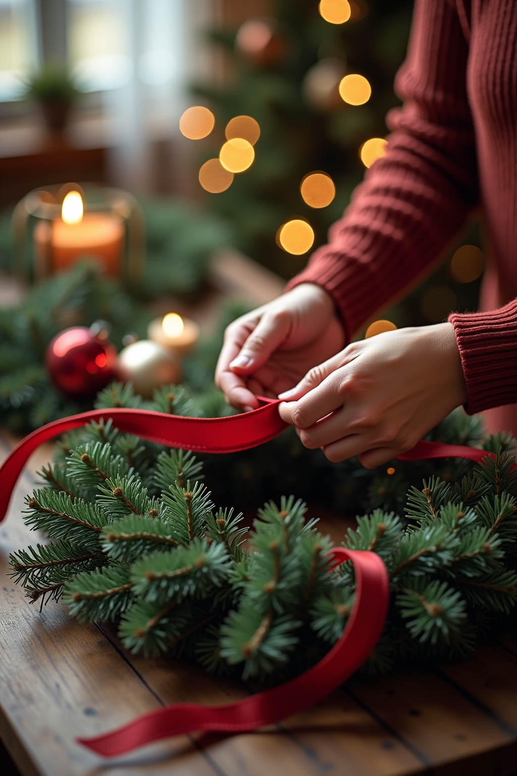 8 Weihnachtskranz für die Haustür Ideen