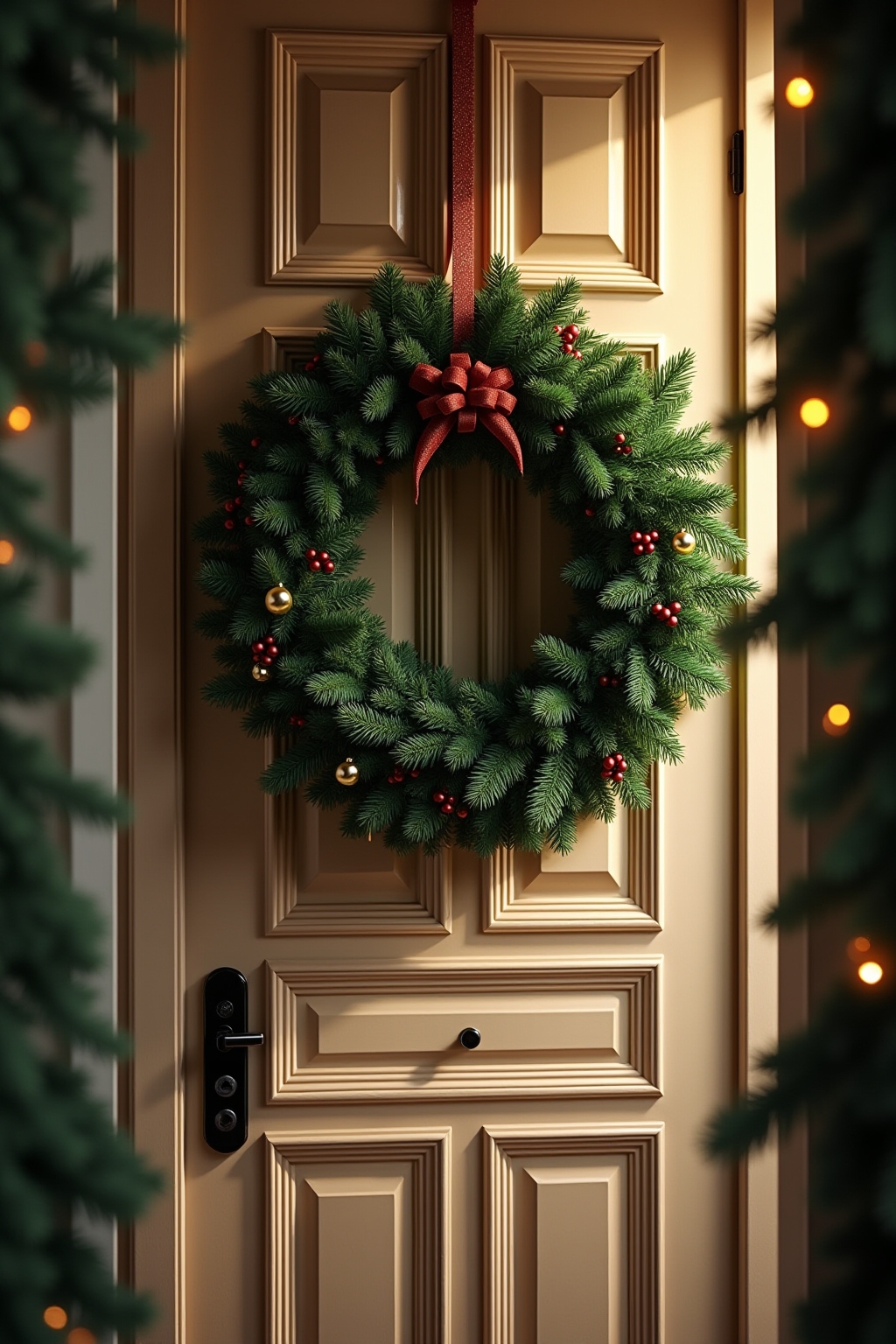 8 Weihnachtskranz für die Haustür Ideen 8 Weihnachtskranz für die Haustür Ideen