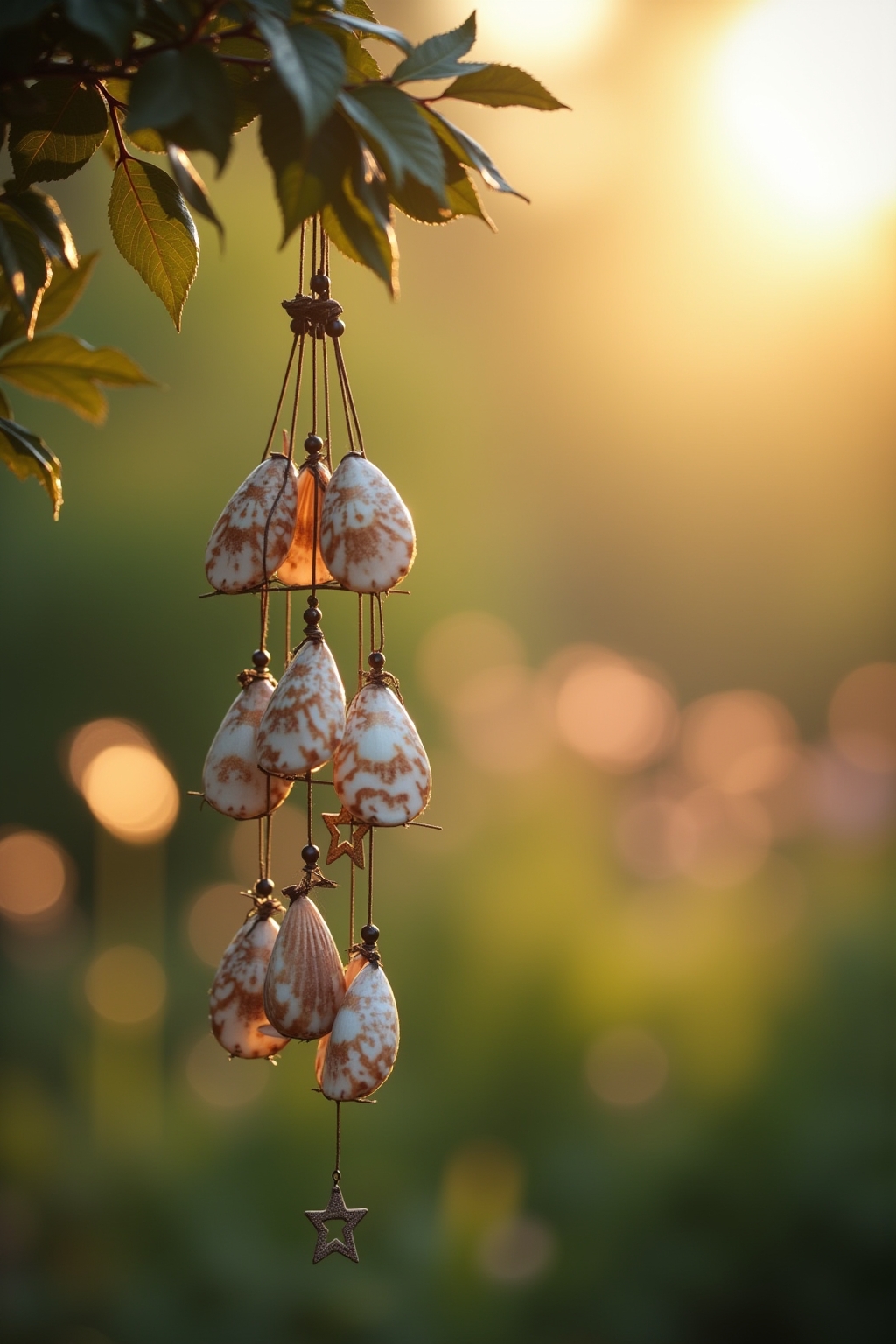 8 Windspiele aus Metall oder Muscheln für dich