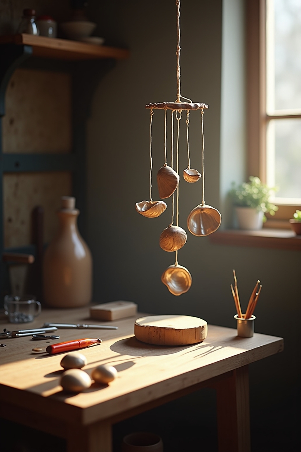 8 Windspiele aus Metall oder Muscheln für dich