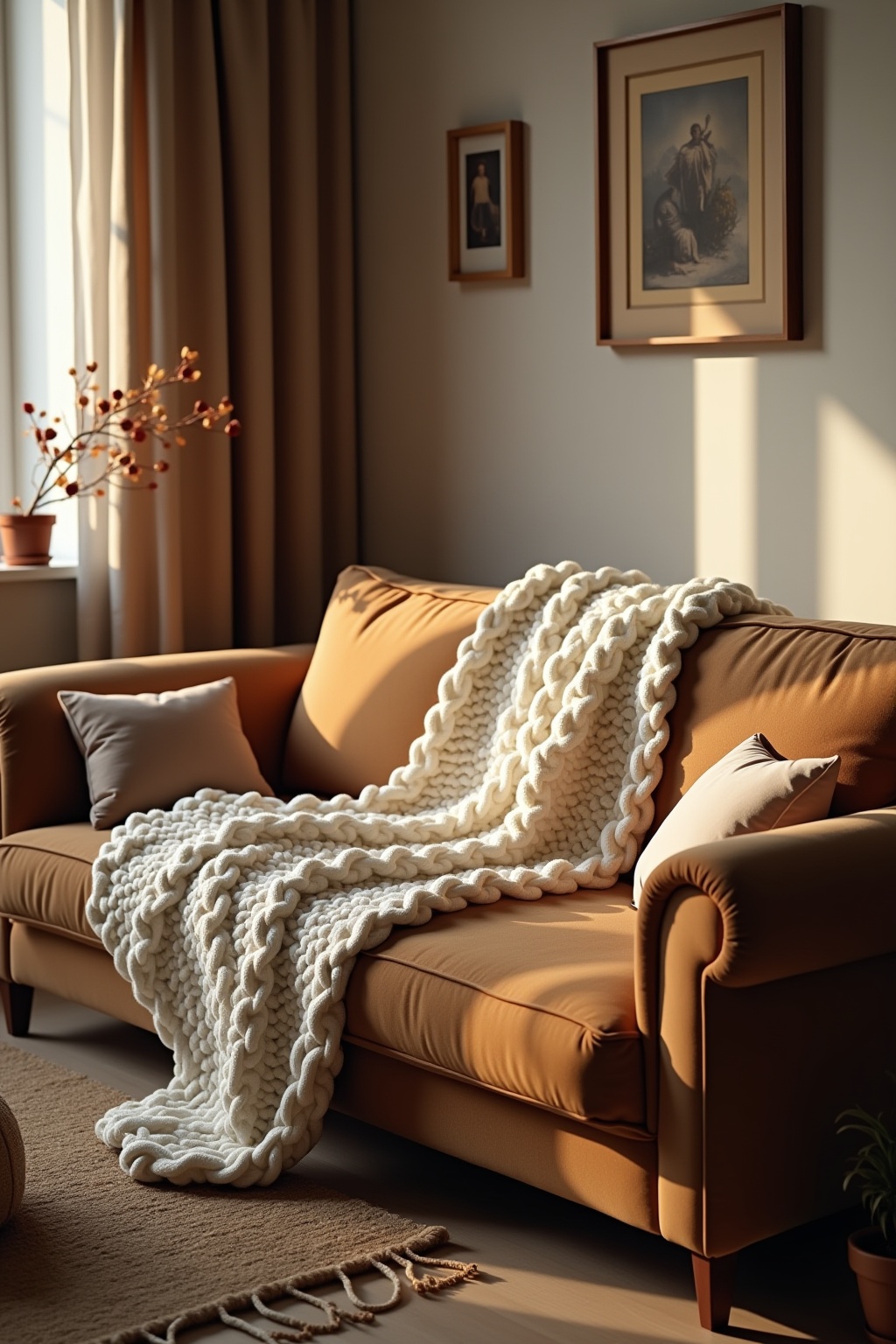 8 XXL-Grobstrickdecken fürs gemütliche Sofa